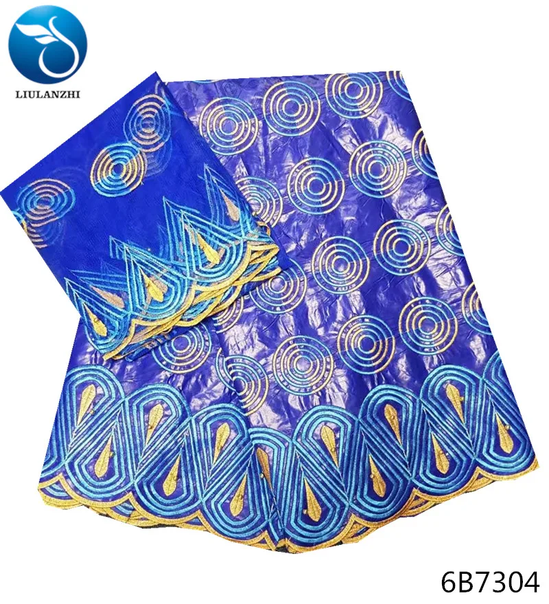 LIULANZHI lace bazin with mesh laces 2yards african for women 5yards batik fabric cotton material best products 6B73 | Дом и сад