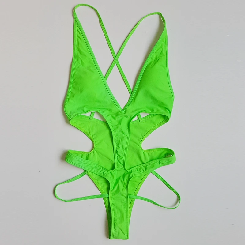2017 много изнашивается женские стринги купальник с вырезами Монокини сексуальные