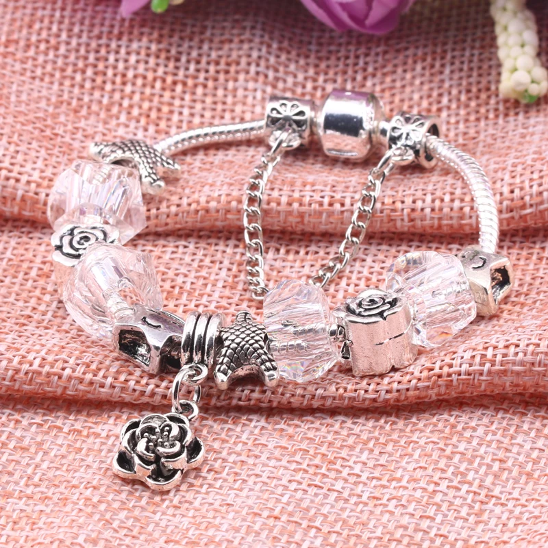 JUNESNOW 3 цвета браслет и посеребренный с кокосовой пальмой кулон для женщин