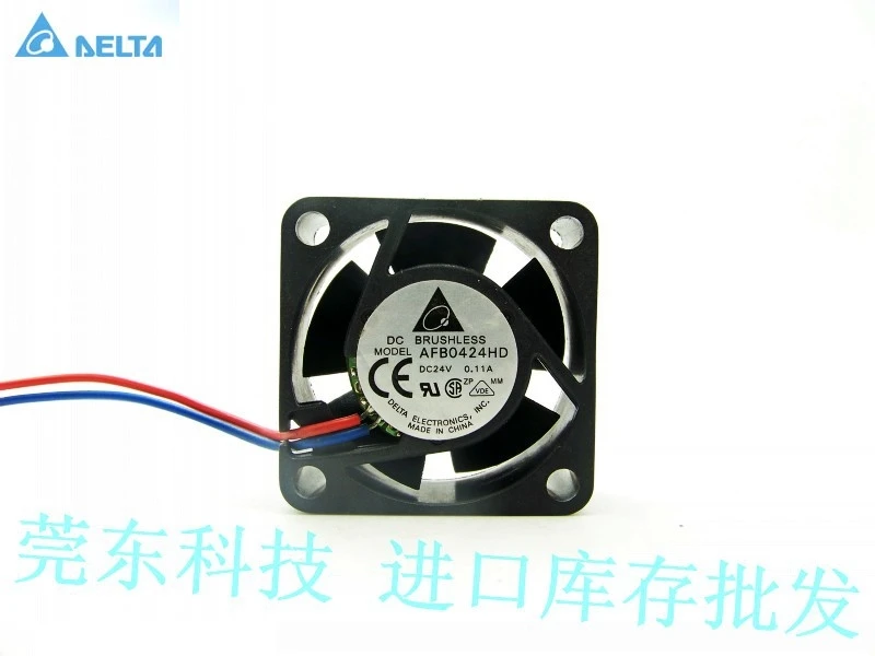 

for delta AFB0424HD 4cm 4020 DC 24v 0.11A double ball bearing server inverter industrial cooling fan