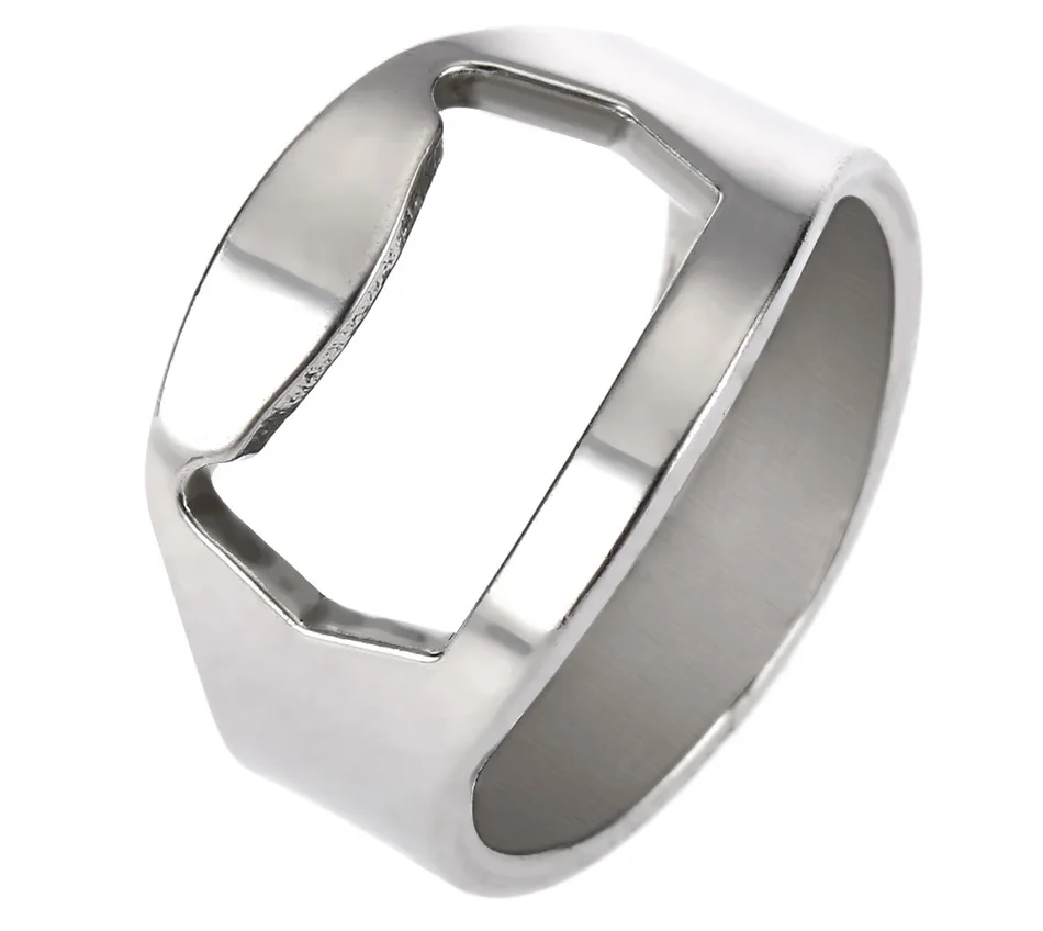 3 шт./лот креативное кольцо из нержавеющей стали открывалка для пивных бутылок