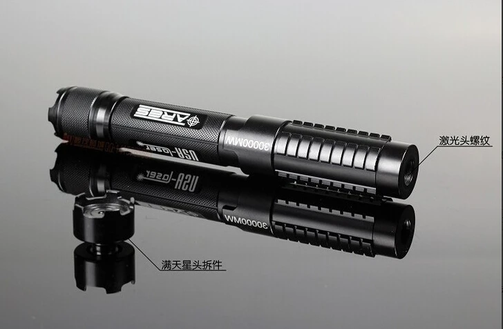

High Power Military Blue Laser Pointer 100W 100000m 450nm Flashlight light Burning Match/dry wood/black/burn Cigarettes Hunting