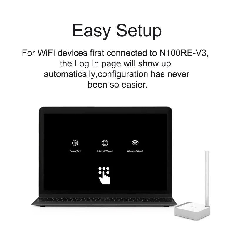 TOTOLINK N100RE 150 Мбит/с мини Размеры Беспроводной Wi Fi роутера универсальный