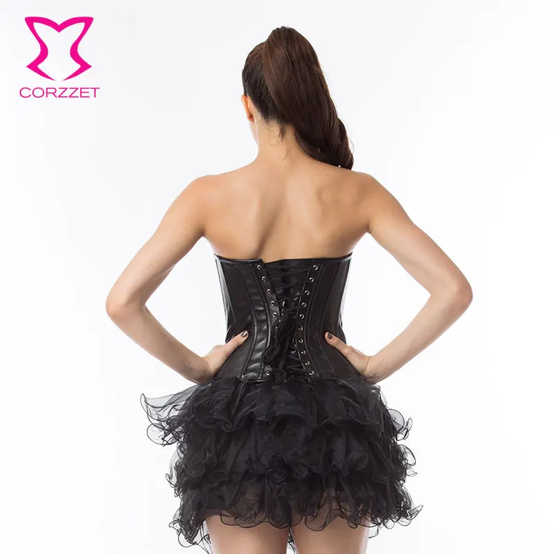 Черная парчовая куртка Corzzet в стиле стимпанк обтягивающая талия со стальными