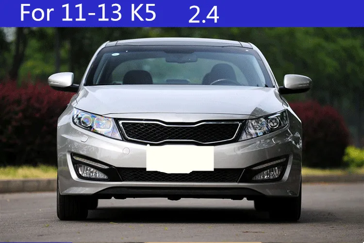 Высокое качество дешевые ABS отделка Гонки Грили для Kia K5 K3 2011 2012 2013 DA040