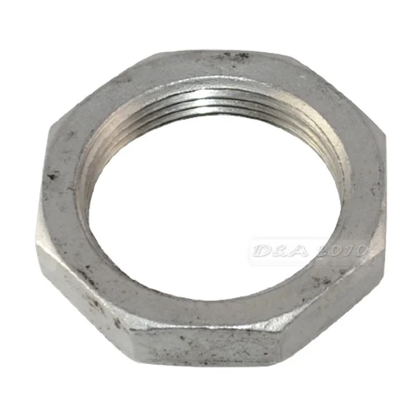 

MEGAIRON BSPT 2" DN50 Lock Nut O-Ring Groove Hexagon Locking Nuts Pipe Fittings Stainless Steel SS304