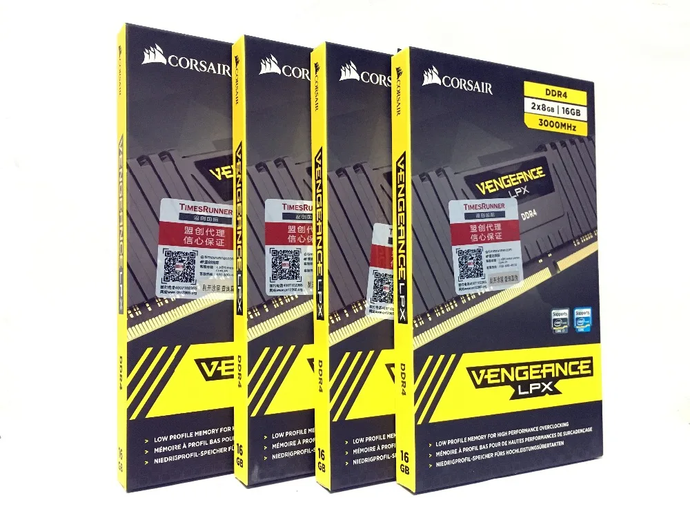 Комплект памяти CORSAIR VENGEANCE LPX 16 Гб (2x8 ГБ) DDR4 PC4 D ram 2400 МГц 3200 3000 C16 модуль настольной