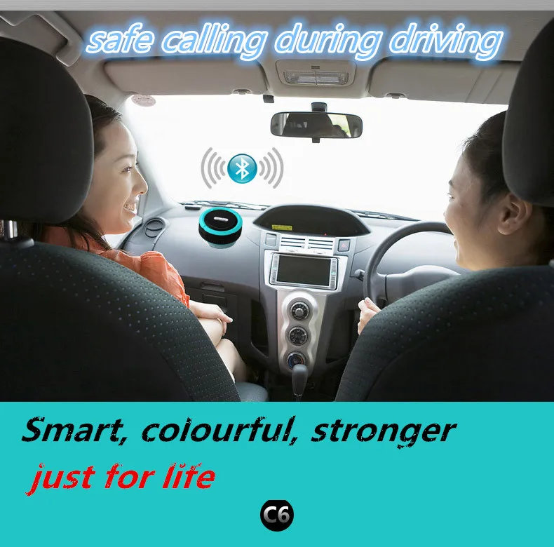 10 шт./лот C6 беспроводной bluetooth динамик водонепроницаемый мини для душа