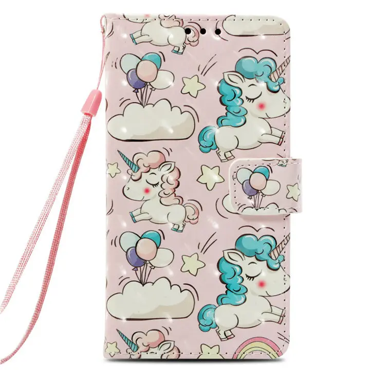 Pink Pony Чехлы для телефонов Xiaomi 8 A2 5X A1 6X Mix2s Redmi Note 5 Pro 4A 4X 5A 5X Y1 Pony Chimes Сова череп кошелек карман для карт E03Z - Цвет: Pink Pony