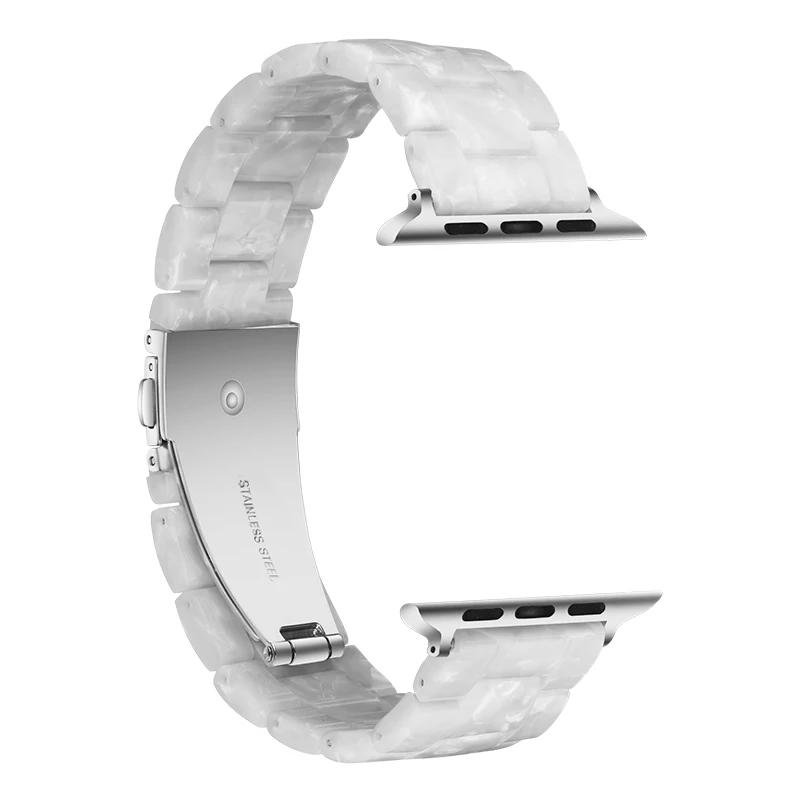 38/40/42/44 мм ремешок для Apple Watch Модный повседневный браслет серии 3 2 1 iWatch полимерный