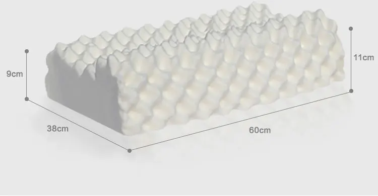 Natural Latex Bed Cervical Orthopedic Pillow Sleeping Contour Message Neck Head Care Memory Foam disease special | Дом и сад