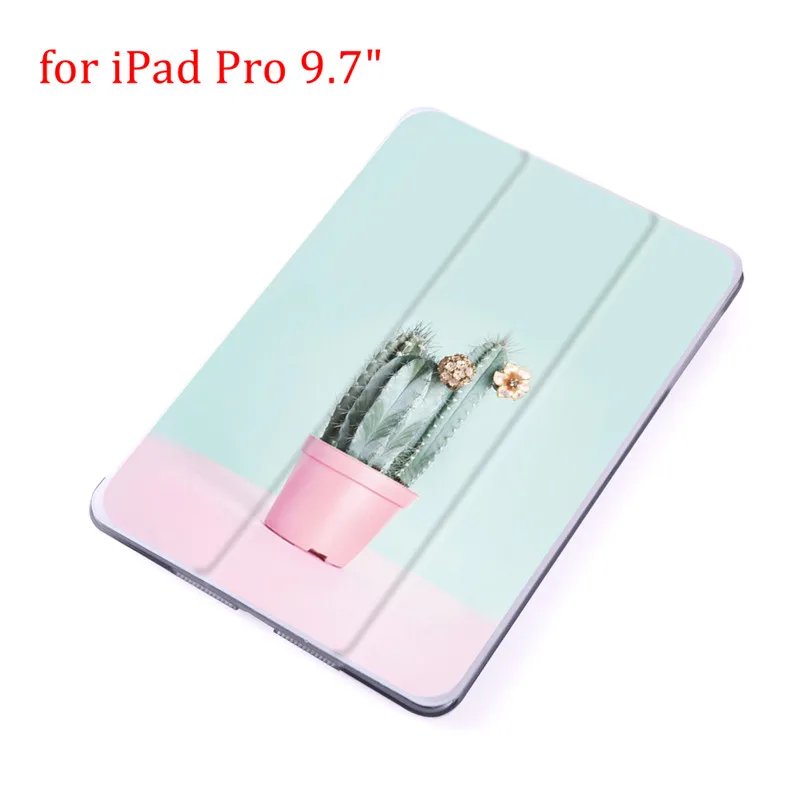 for pro 9.7 inch Флип-чехол для планшета с принтом, для iPad Pro 9," 10,5" 1" 12,9" из искусственной кожи, складной чехол-книжка для планшета - Цвет: for pro 9.7 inch