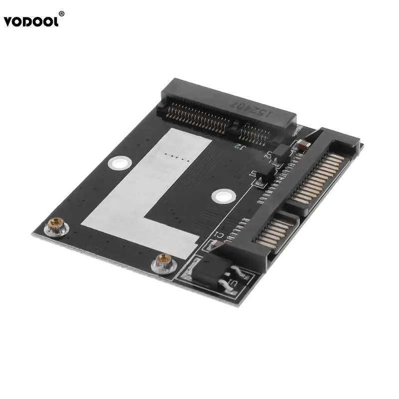 VODOOL мини конвертер адаптер карта для mSATA Mini PCI-E SSD до 2,5 дюймов SATA 6,0 Гбит/с порт 57X46 мм добавить на карту