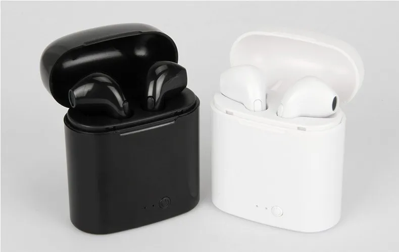 Беспроводные наушники bluetooth 5,0 i7s tws, гарнитура, наушники с микрофоном, бинауральные стерео наушники для iphone, android