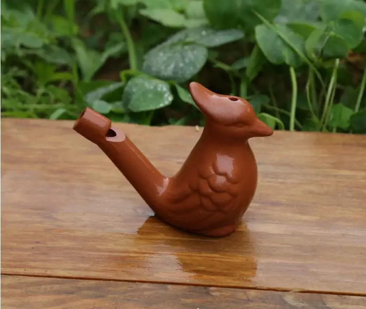 300 шт. в винтажном стиле птица водные свистки глина Ocarina Warbler песня керамические