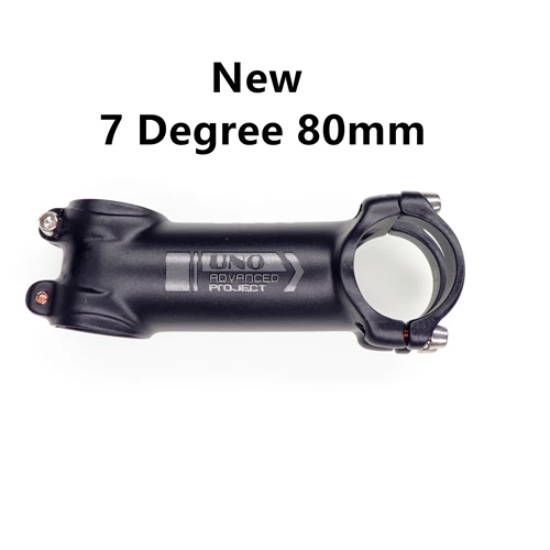 New 7 Degree 80mm UNO 7 стволовых MTB велосипед Kalloy Ultralight-7 17 градусов Alu 7050 31,8 мм 60 70 мм 80 мм 90 100 110 120 130 мм велосипедные легкие стебли - Цвет: New 7 Degree 80mm