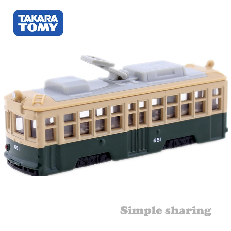 TAKARA TOMY TOMICA No.66 хирошима электрическая железная дорога 650 модель комплект 1:162 литая