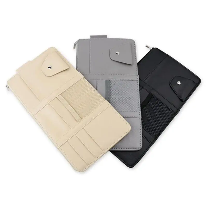 Многофункциональный автомобильный солнцезащитный козырек органайзер сумка для