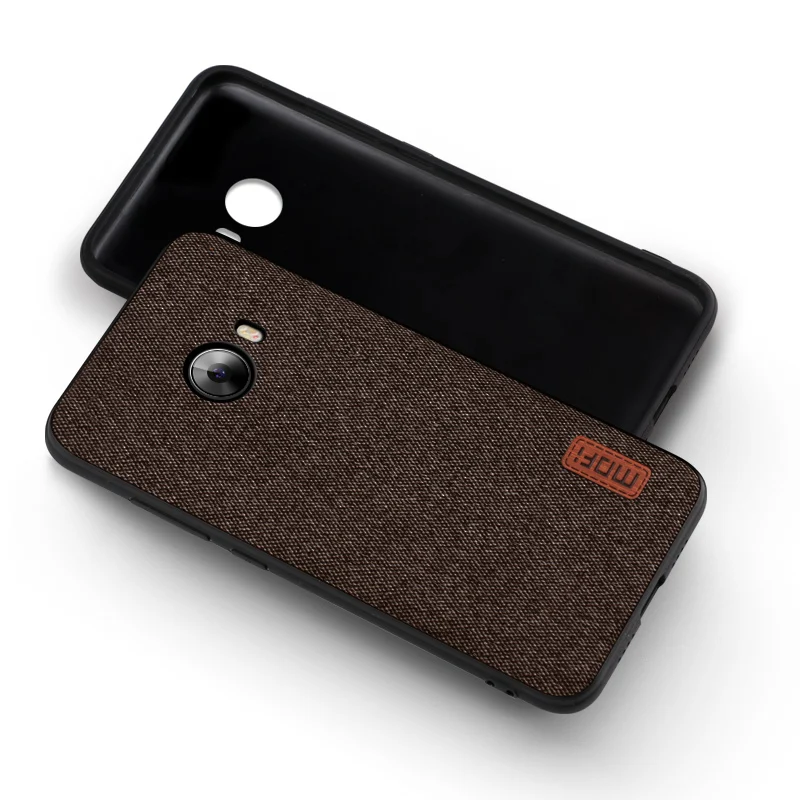 coffee Для Xiaomi Mi Note 2 чехол противоударный задняя крышка Ткань защитный силиконовый чехол s capas MOFi note2 чехол - Цвет: coffee