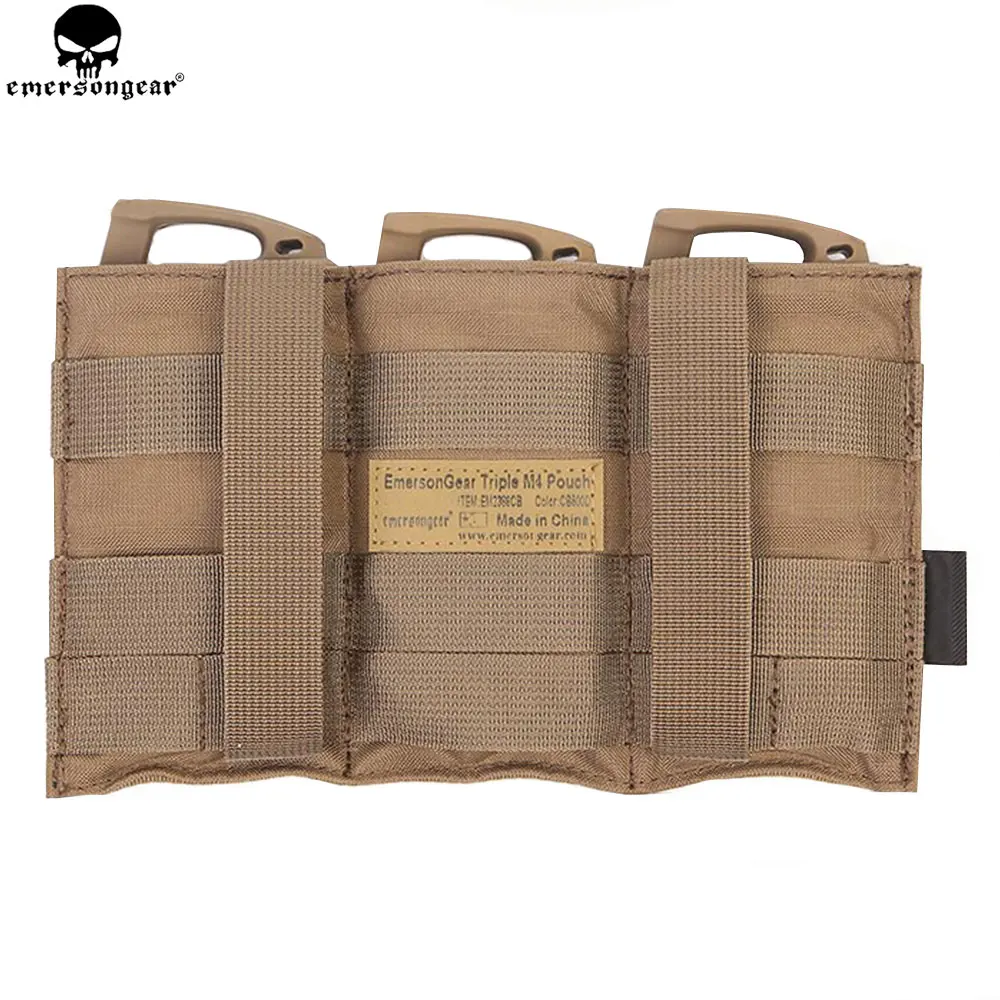 Сумка EMERSONGEAR Triple M4 Mag тактическая сумка с системой быстрой перезарядки