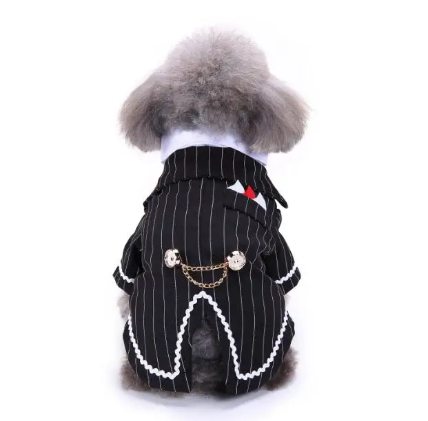 Джентльменская Одежда для собак кошек принц Свадебный костюм милый Cachorro Mascotas