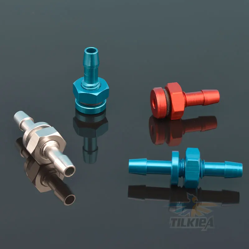 1 шт. синие/Серебристые водяные ниппели хорошего качества L32mm / L20.8mm M6 Thread Rc Boat