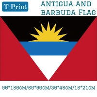 antigua and barbuda national flag 3045cm car flag 1521cm 6090cm 90150cm 3x5ft for event office