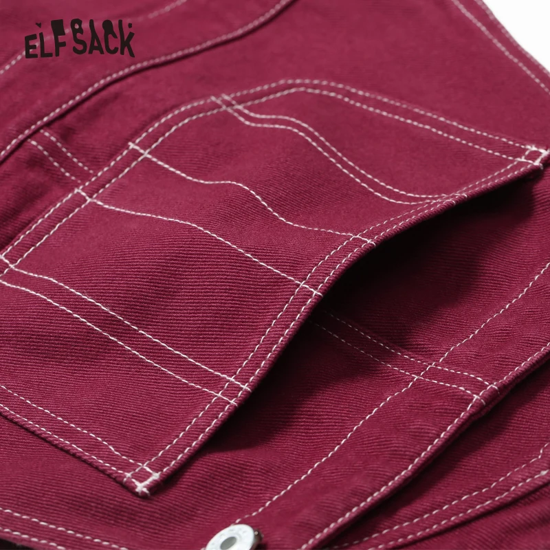 Женское джинсовое платье из хлопка ELF SACK белые дамские платья А силуэта без