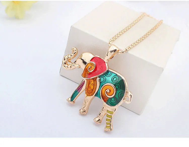 2018 Hot Lovely Elephant Pendants Jewellry Vintage Necklace + Earrings Jewelry Sets For Women FQL7261 | Украшения и аксессуары