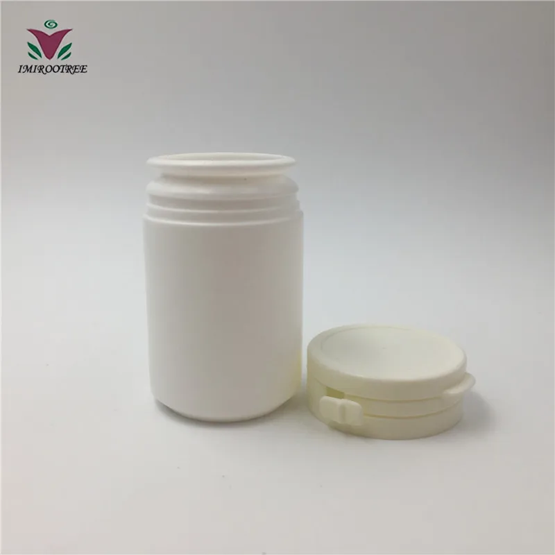 

12pcs 2oz 60ml White Wide Mouth Vitamin Bottles with Tamper Proof Caps