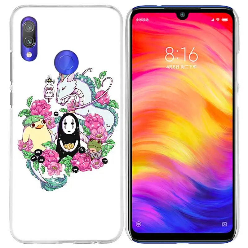 Жесткий чехол для телефона Studio Ghibli Spirited Totoro для Xiao mi Red mi Go Note 7 6 6A Pro S2 5 5A 4X mi A1 A2 9 mi x 3 5G 8 lite F1