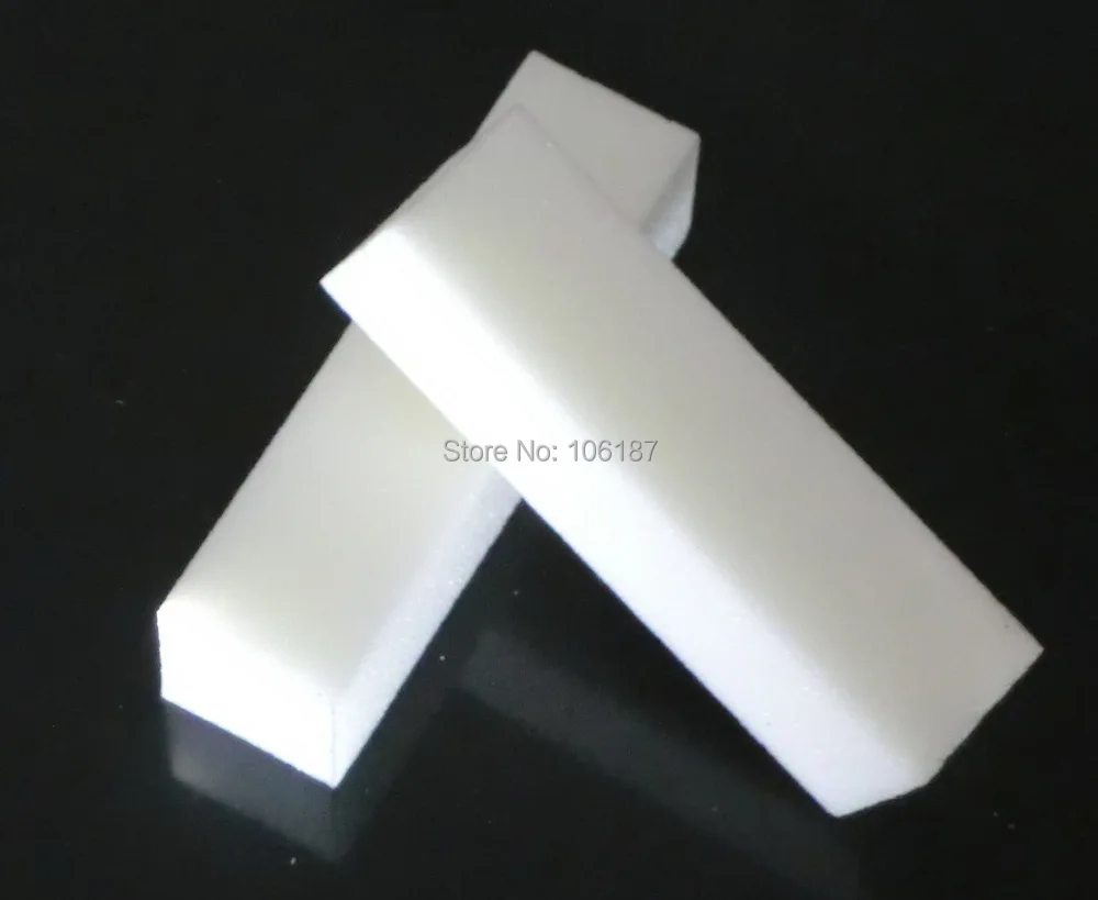 100 шт. белый буферный блок для ногтей 4 способа блеска Прямая поставка оптовая