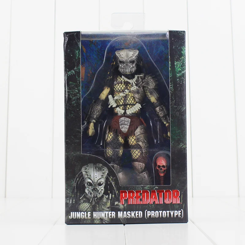 3 pz/lotto 20 см NECA Predator Рисунок Модель игрушки чужой ПВХ Modello джунгли DEMONE Охотник