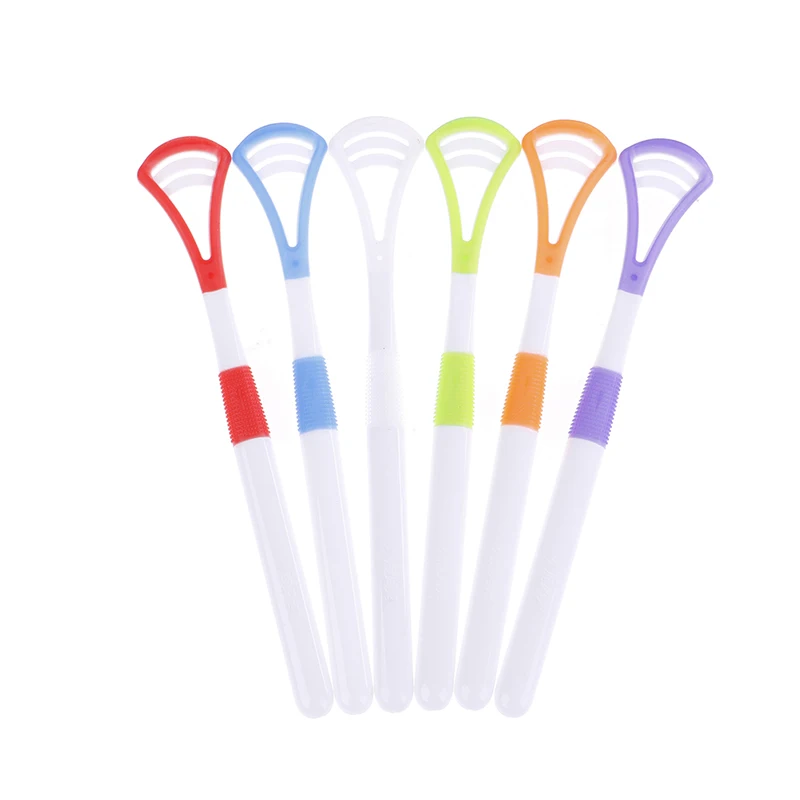 1/2 шт Профессиональный Пластик язык Язык чистого Скребок средства для ухода за