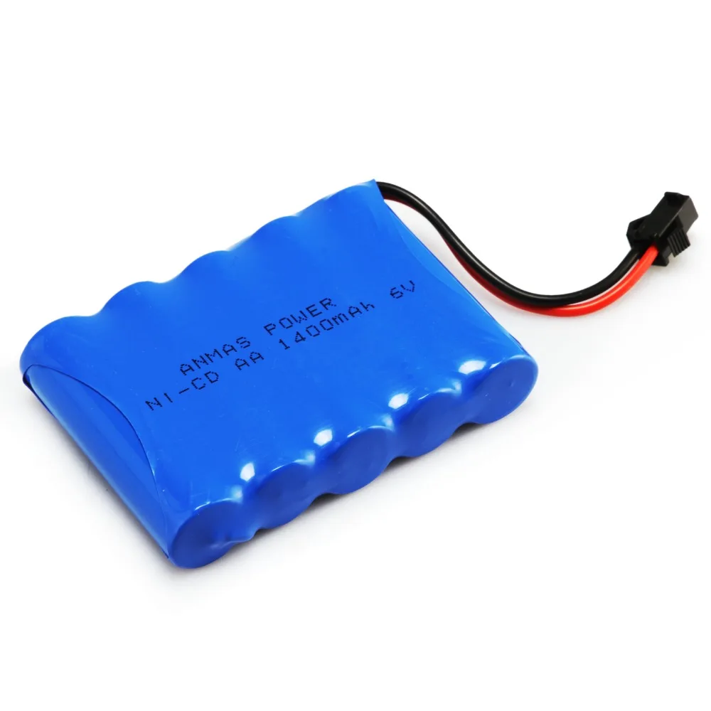 4 pack Anmas Power NI-CD NICD Batteries 1400mAh 6V Rechargeable AA Battery Packs SM Plug Pilhas Recarregaveis | Электроника