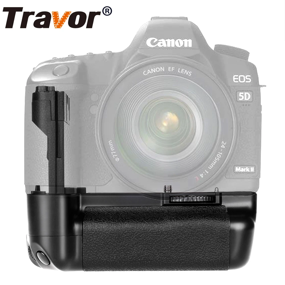 Travor многофункциональная Батарейная ручка для камеры Canon EOS 5D Mark II 2 MK2 5DM2 DSLR как BG