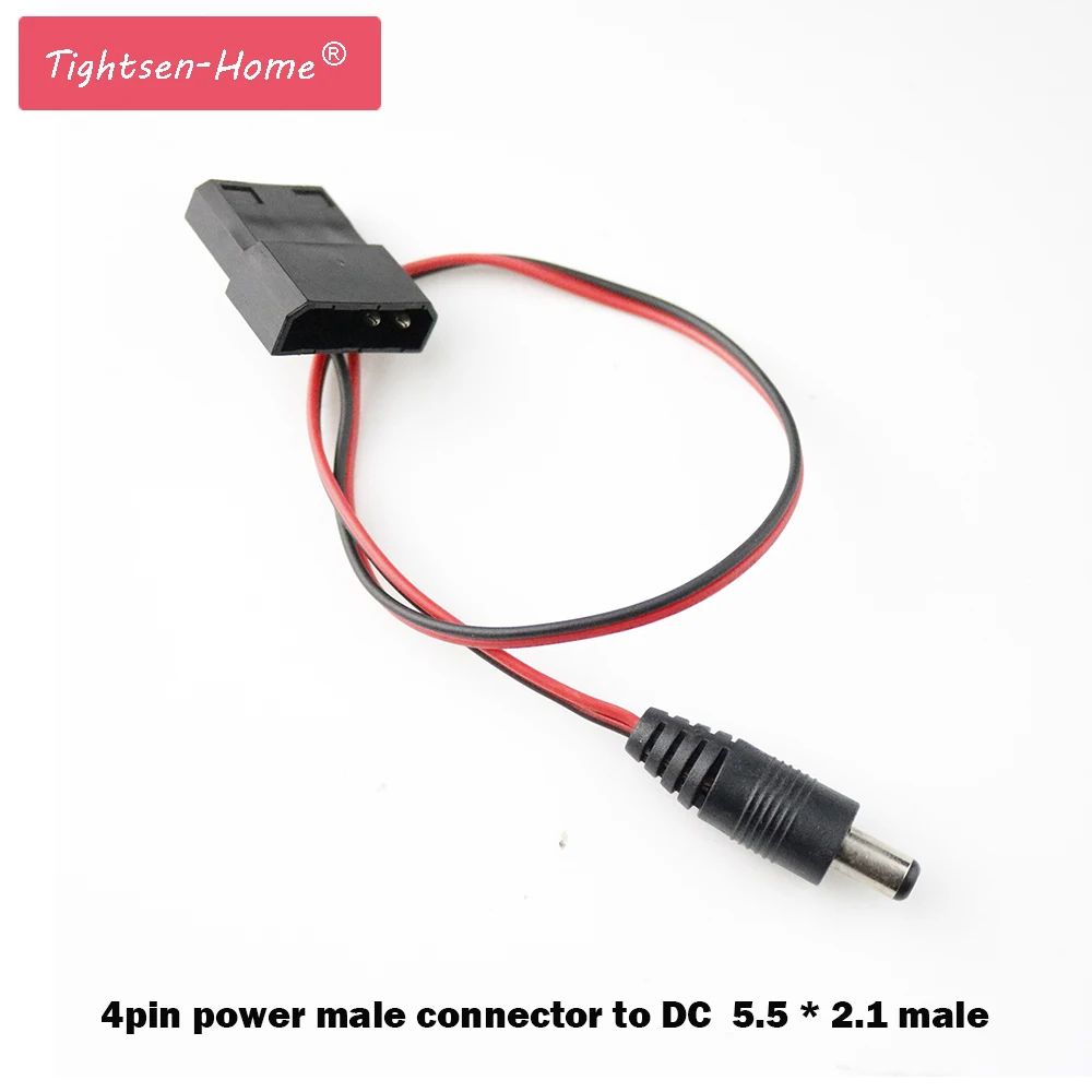 100 шт. 4 контактный Штекерный разъем Molex для постоянного тока 5 5*2 мм кабель питания