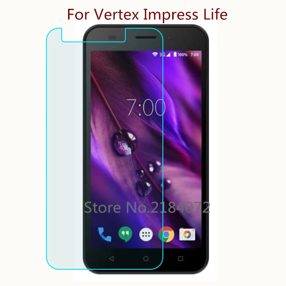 9H 2.5D Защитное стекло для экрана Vertex Impress Life закаленное стекло для смартфона Защитная пленка для экрана