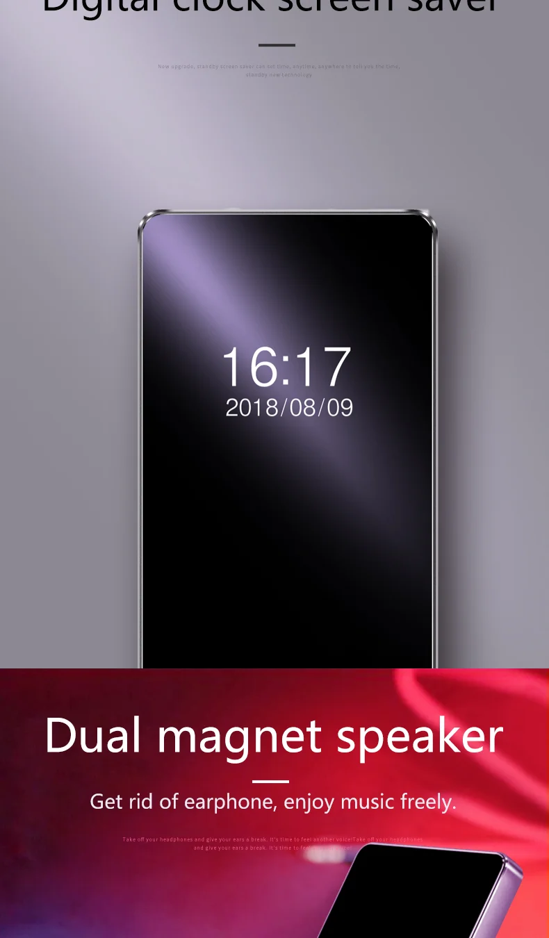 IQQ X2 Bluetooth 4,2 MP3 плеер без потерь 40 ГБ HiFi портативный аудио Walkman с fm-радио электронная книга Диктофон MP3 музыкальный плеер