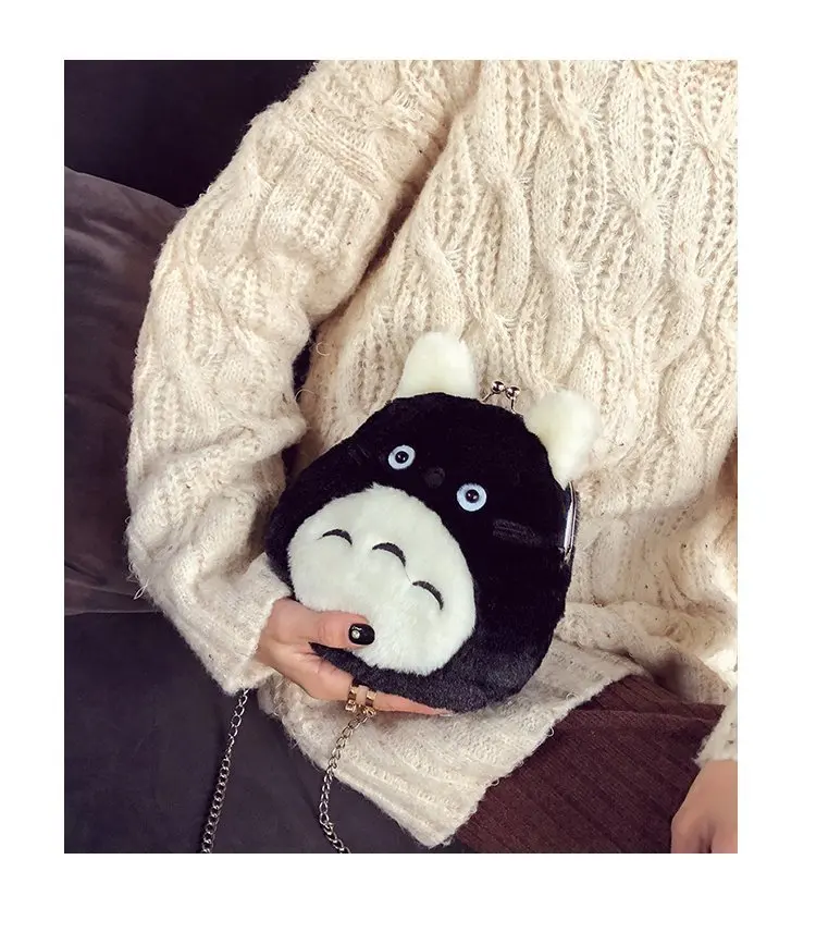 1 шт. японский аниме Хаяо Миядзаки Мой сосед Тоторо плюшевый Тоторо Kawaii монета мягкая плюшевая сумка кукла игрушка подарок