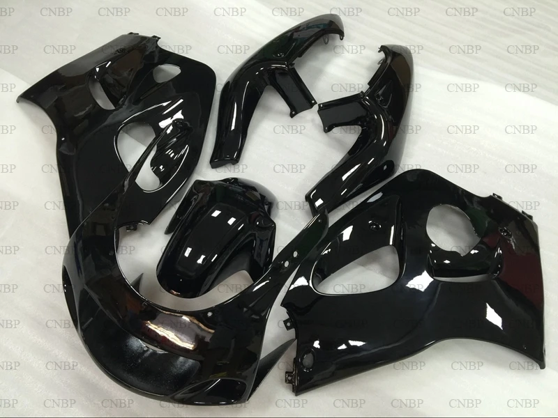 GSXR 750 1996 Пластиковые обтекатели GSX R600 2000 глянцевые черные наборы для тела|Полные