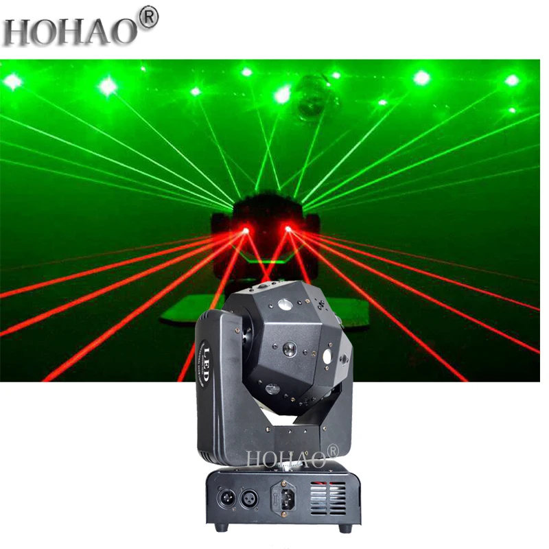 Новое поступление 16 лазерный луч strobe эффект 3in1 трясти головой Лазерный свет этап
