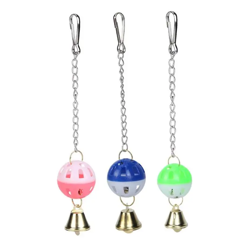 Игрушка для домашних животных попугай бубенчик жевательная игрушка Подвесные