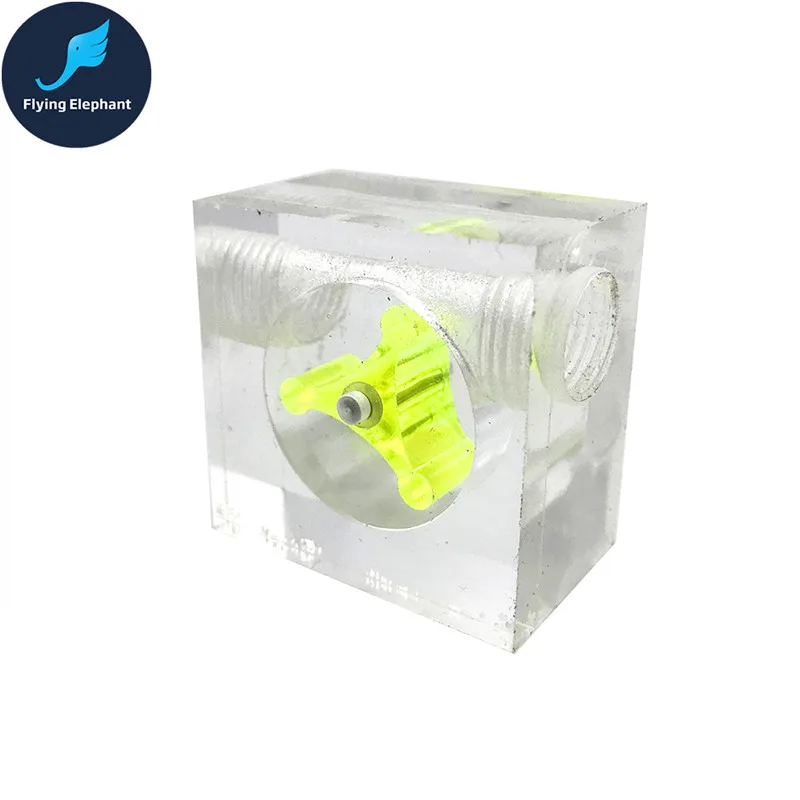G1/4" Computer water coolings impeller Water Flow Indicator Transparent Acrylic Meter For Cools | Компьютеры и офис