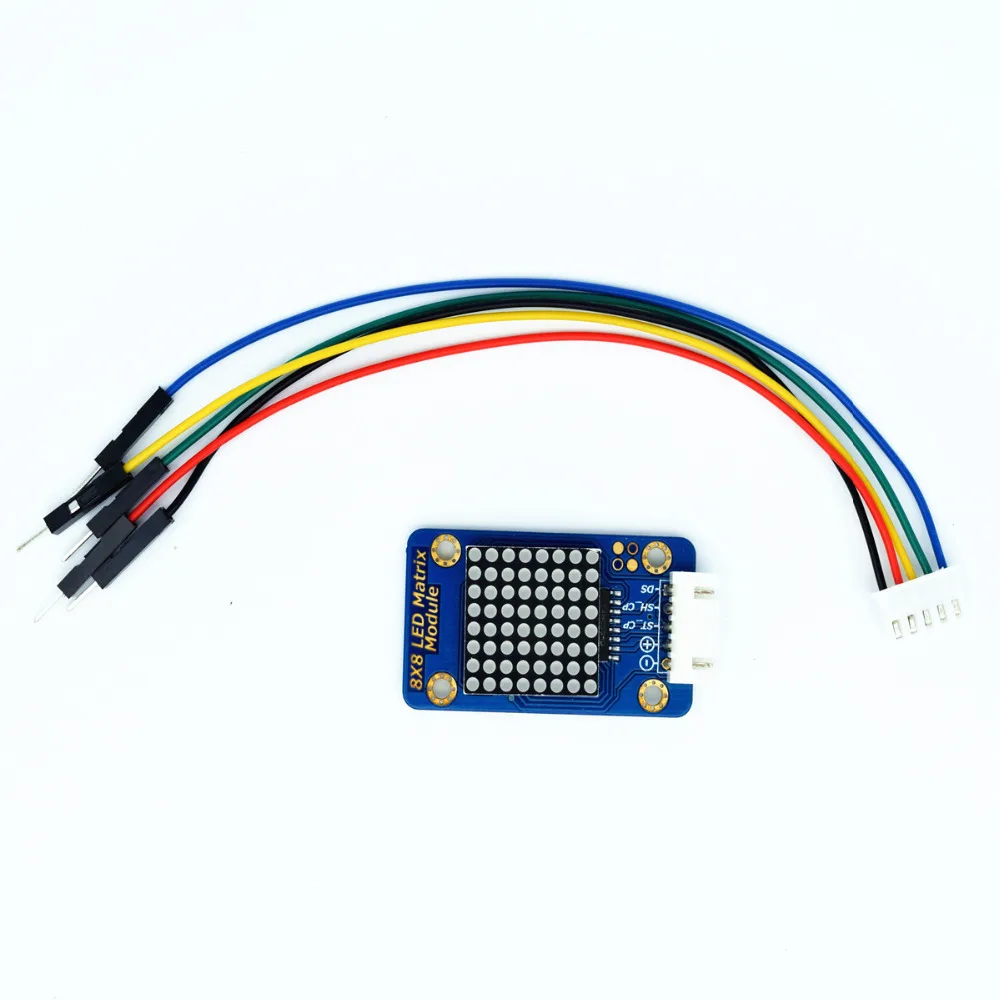 Adeept Новинка 74HC595 8x8 СВЕТОДИОДНЫЙ матричный модуль дисплея для Arduino Raspberry Pi ARM AVR DSP PIC