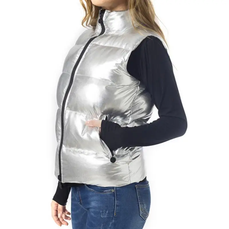 2018 зимнее женское пальто без рукавов зимний мягкий ультра светильник жилет