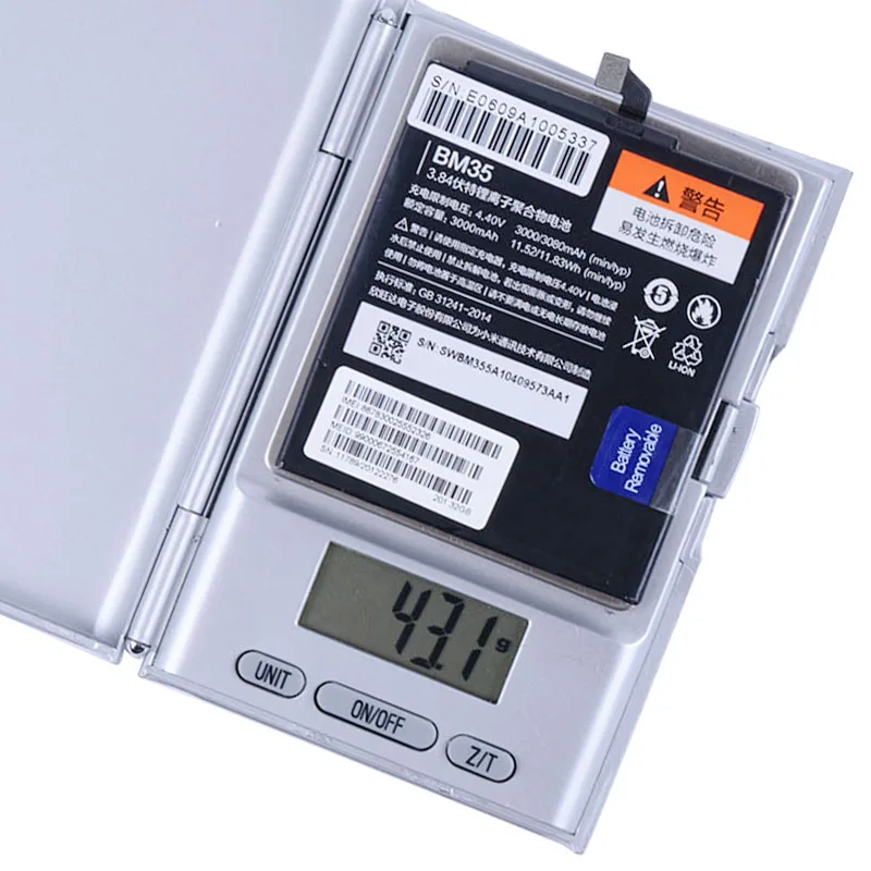 Оригинал Аккумулятор для XIAOMI Mi 4C Mi4C BM35 3080mAh запасные части|Аккумуляторы для