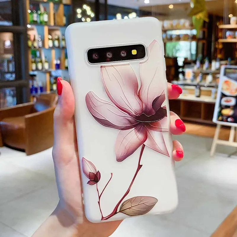3D Relief Case For Samsung Galaxy A5 2017 S8 S7 Edge S9 S10 Plus J3 J5 J7 A3 A7 A8 A6 2018 Silicone Cases |