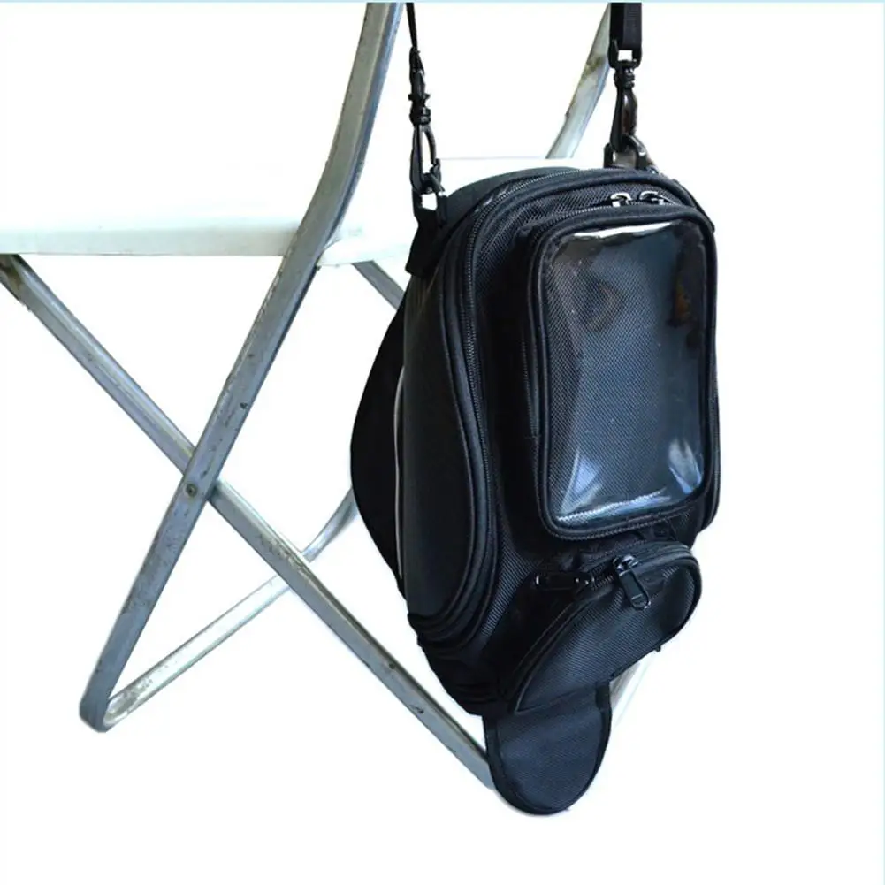 

Waterproof Motorcycle Tank Bag Oxford Saddle Black Motorbike Bag Oil Fuel Tank Bag Mobile Phone Navigation