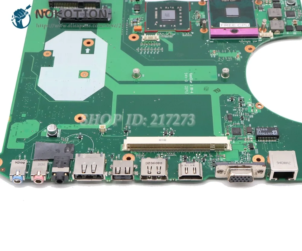 Материнская плата NOKOTION для ноутбука Acer aspire 8930 8930G материнская DDR3 с графическим